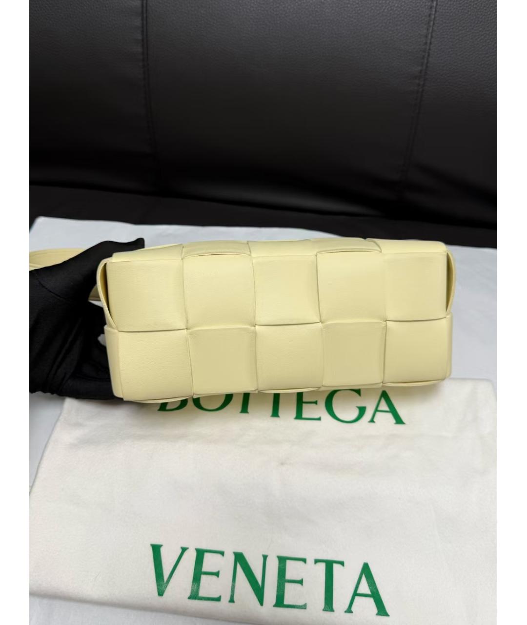 BOTTEGA VENETA Желтая сумка через плечо, фото 5