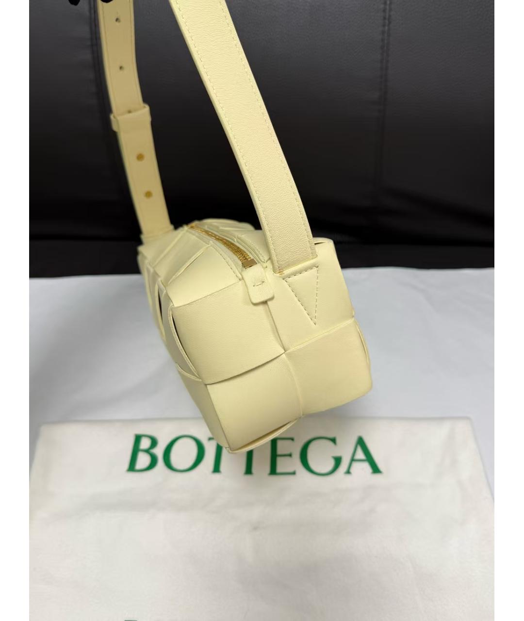 BOTTEGA VENETA Желтая сумка через плечо, фото 3
