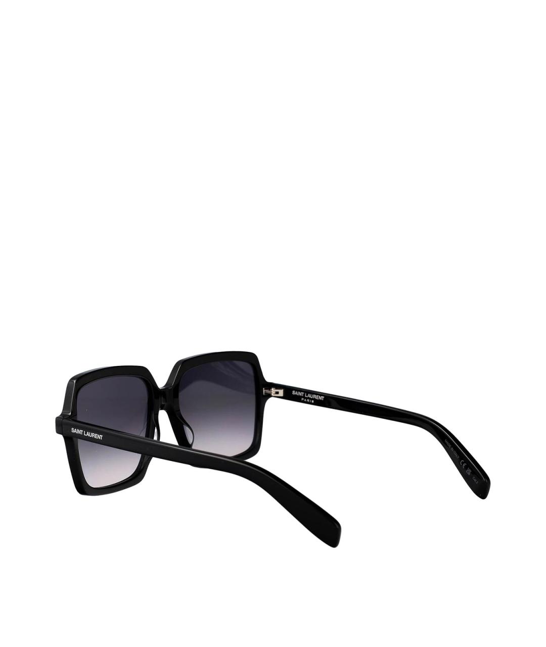 SAINT LAURENT Черные солнцезащитные очки, фото 4