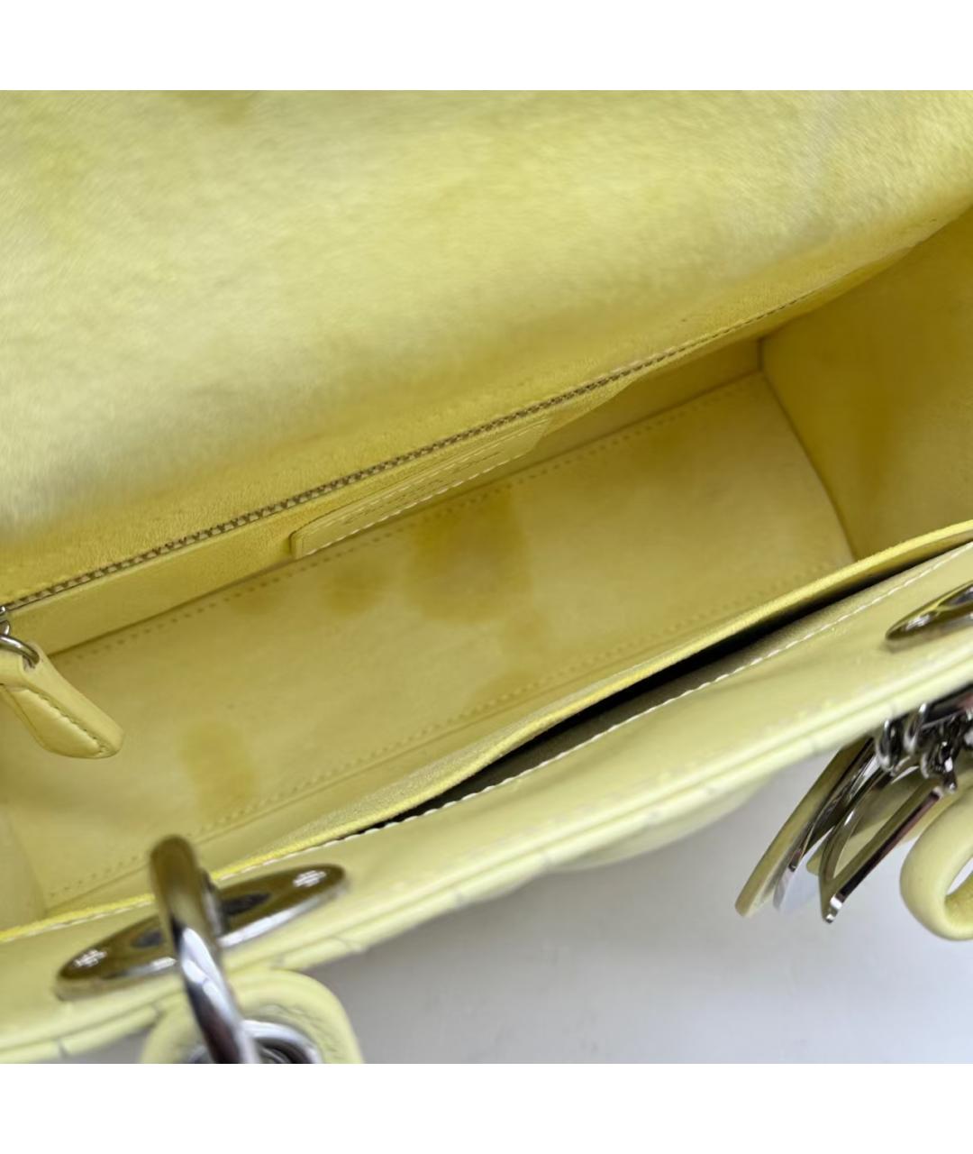 CHRISTIAN DIOR Желтая сумка через плечо, фото 6