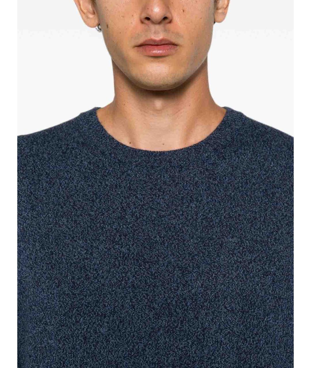 BRUNELLO CUCINELLI Синий кашемировый джемпер / свитер, фото 2