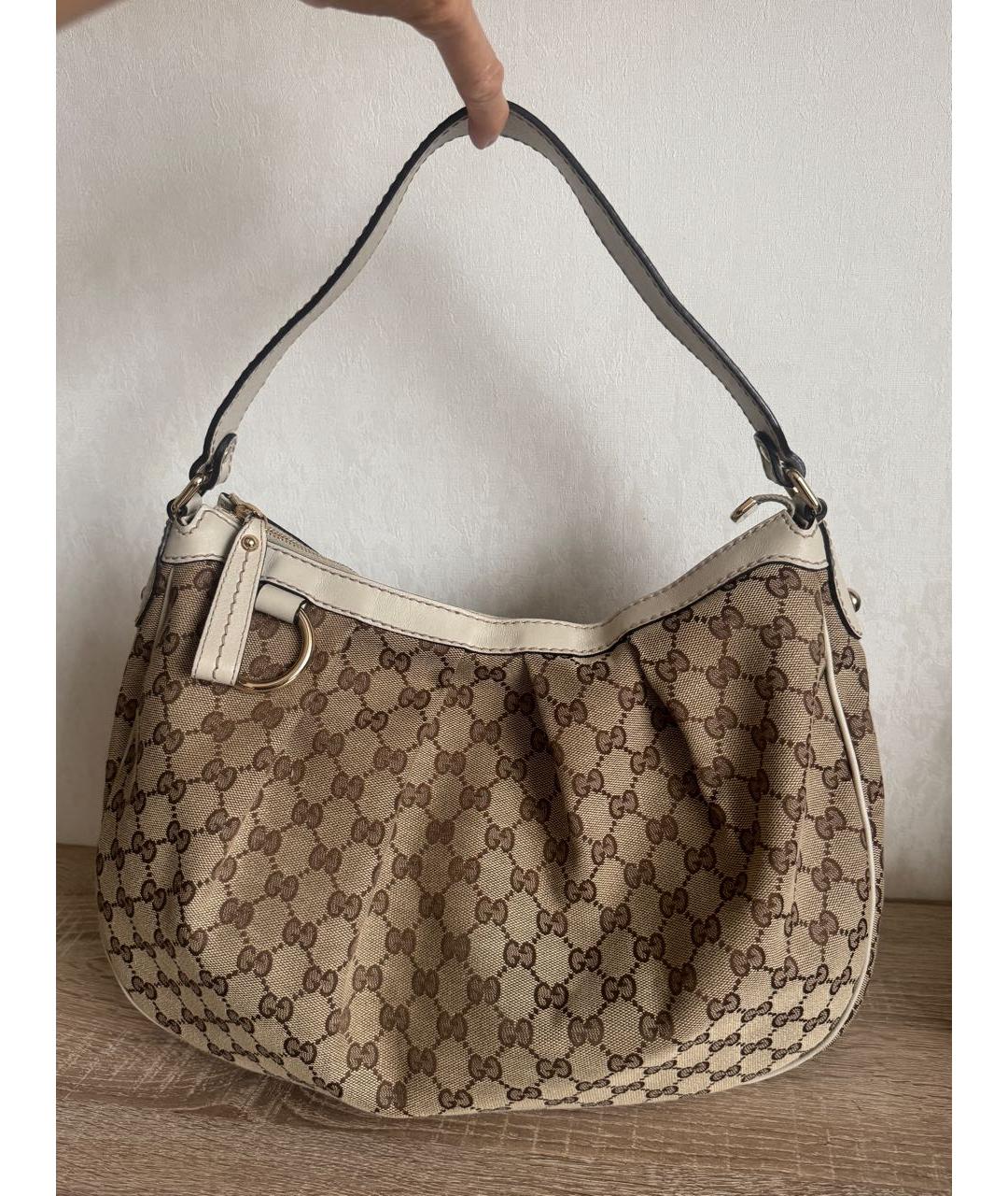 GUCCI Бежевая сумка через плечо, фото 9