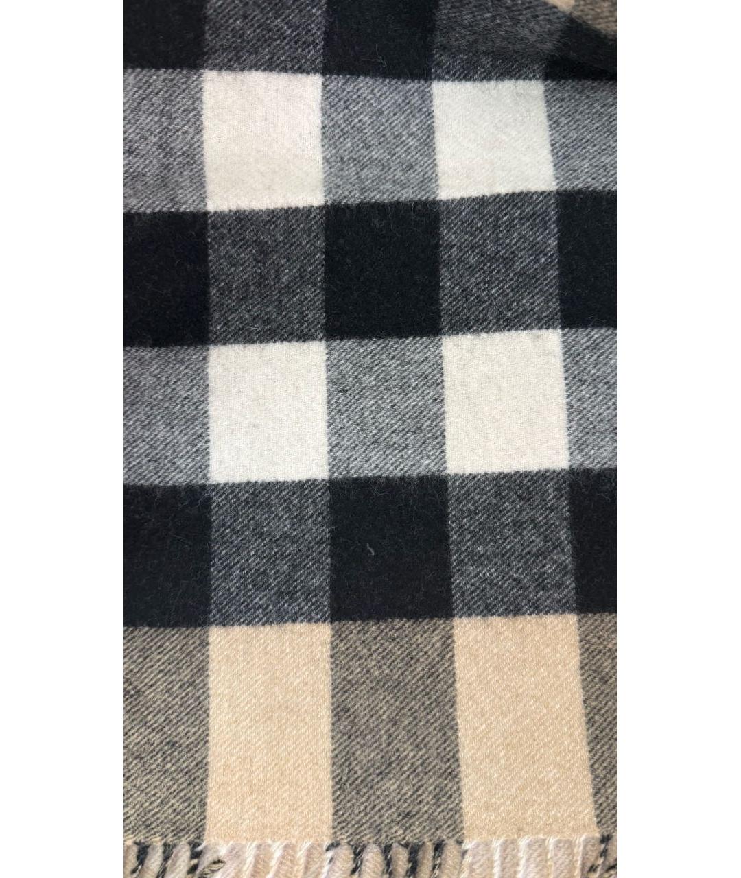 BURBERRY Бежевый кашемировый шарф, фото 2