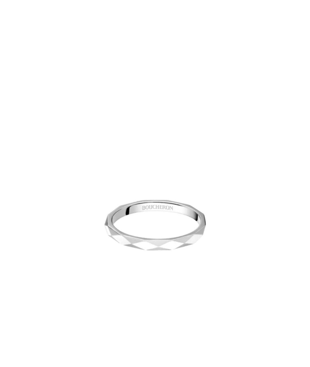 BOUCHERON Серебряное платиновое кольцо, фото 4