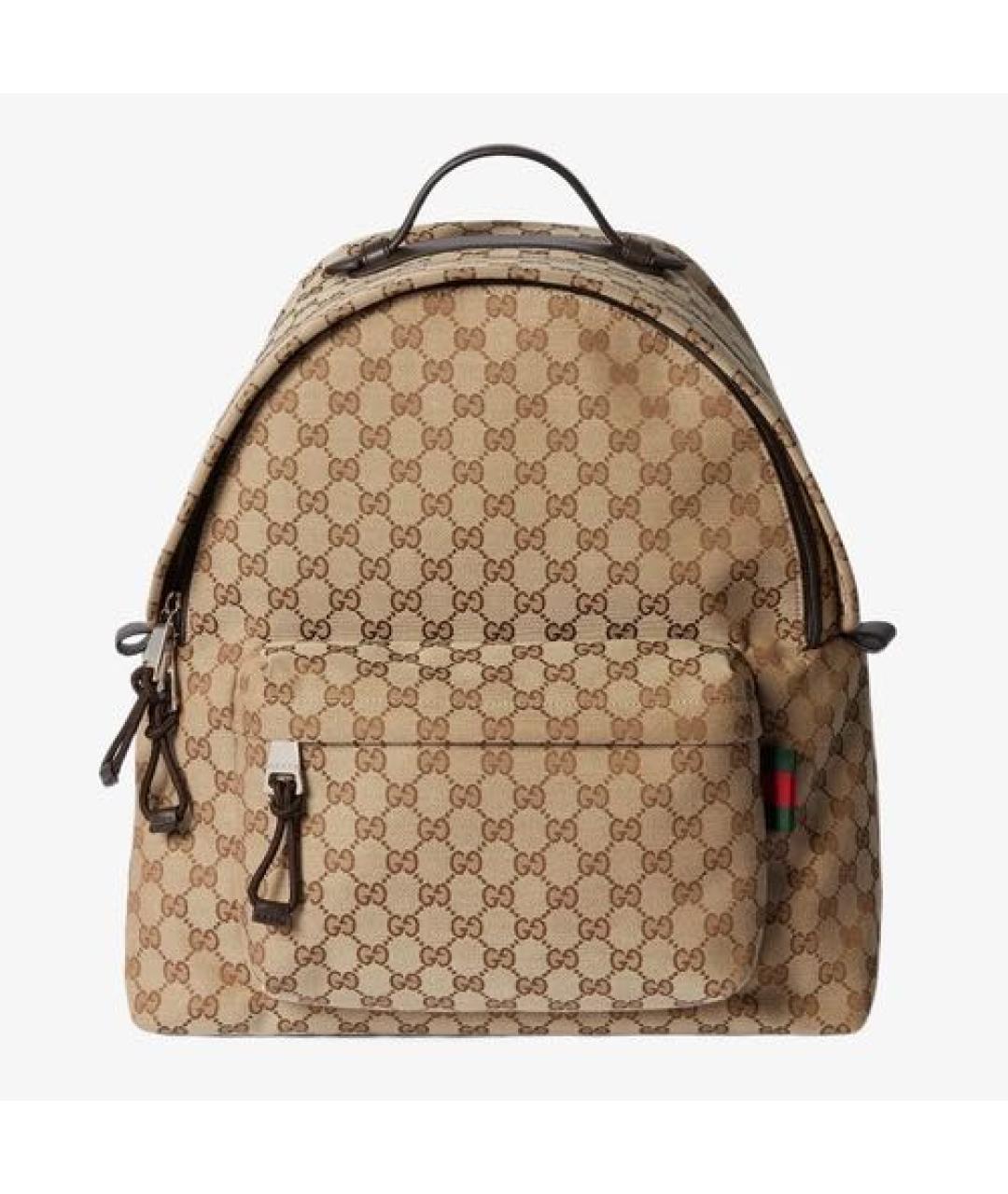 GUCCI Бежевый рюкзак, фото 6