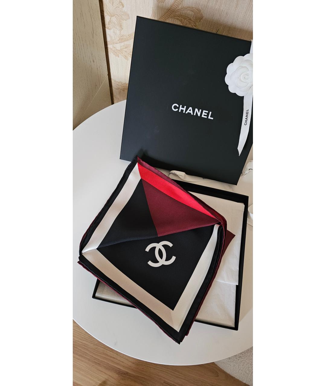 CHANEL Шелковый платок, фото 8