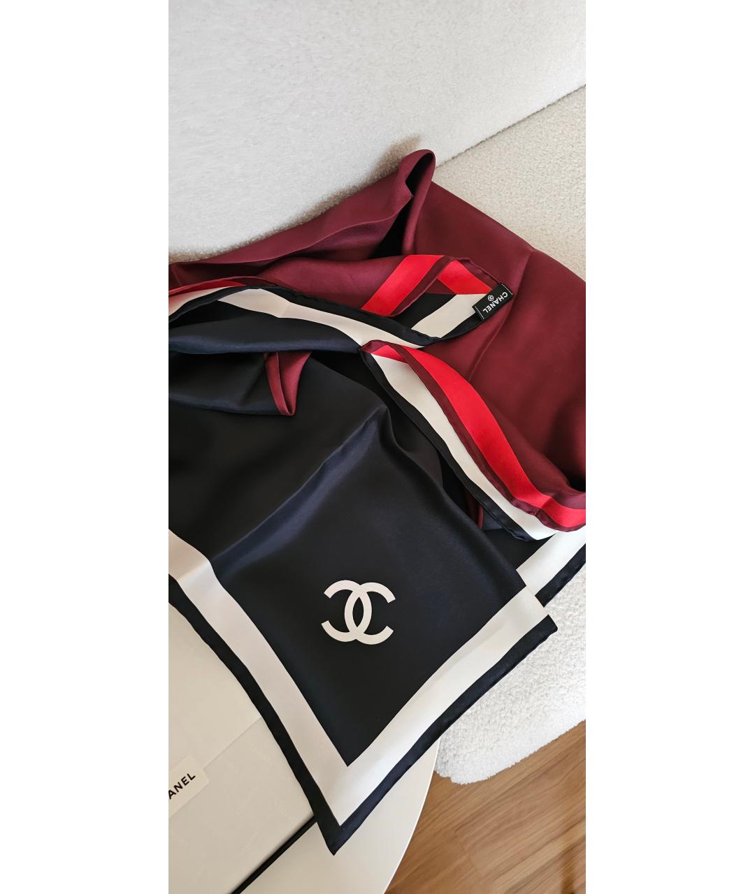 CHANEL Шелковый платок, фото 6