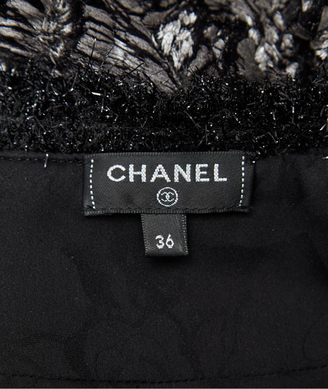 CHANEL Черный меховой жакет/пиджак, фото 3