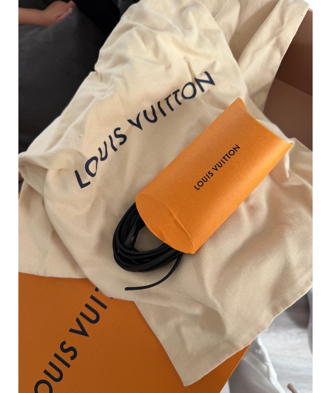 LOUIS VUITTON Коричневые кожаные ботильоны, фото 3