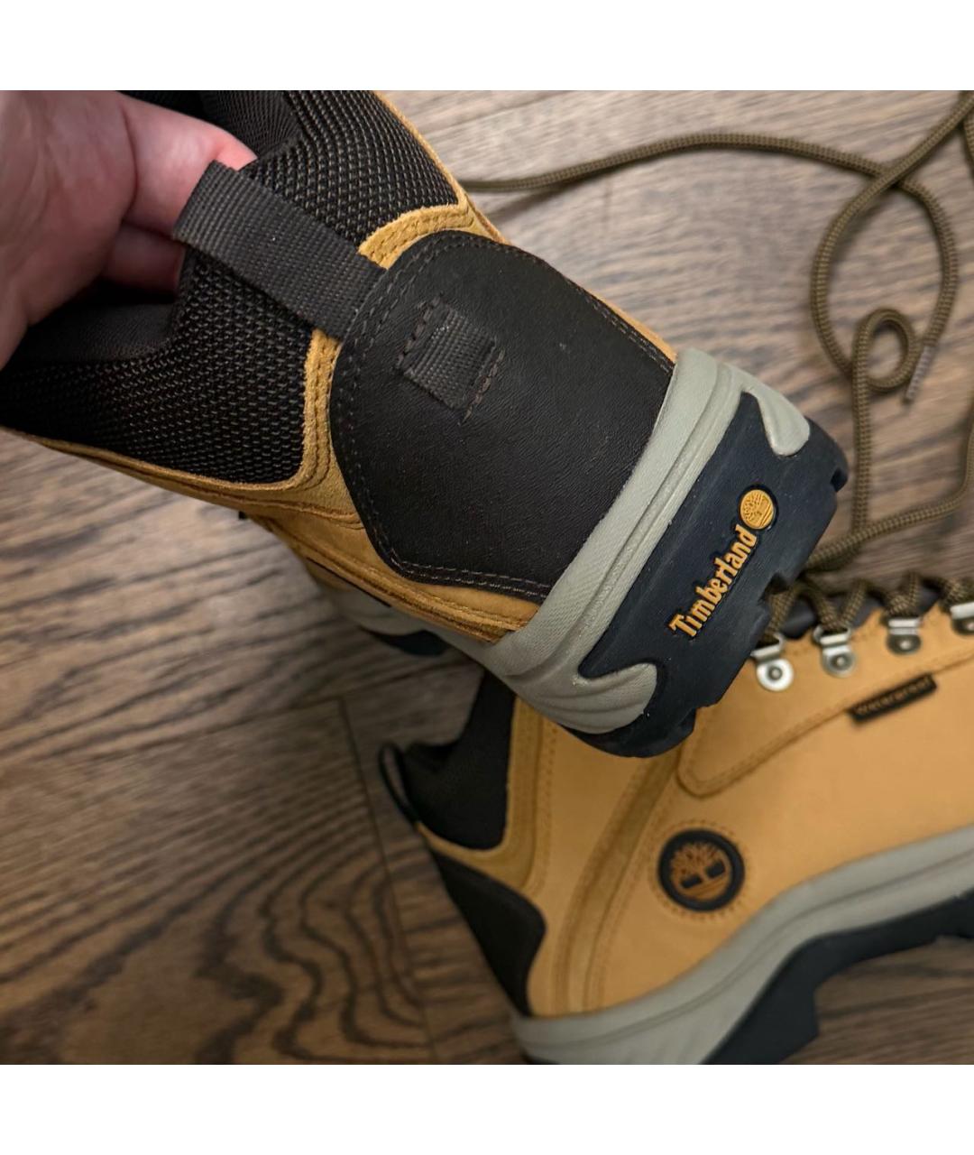 TIMBERLAND Бежевые высокие ботинки, фото 3