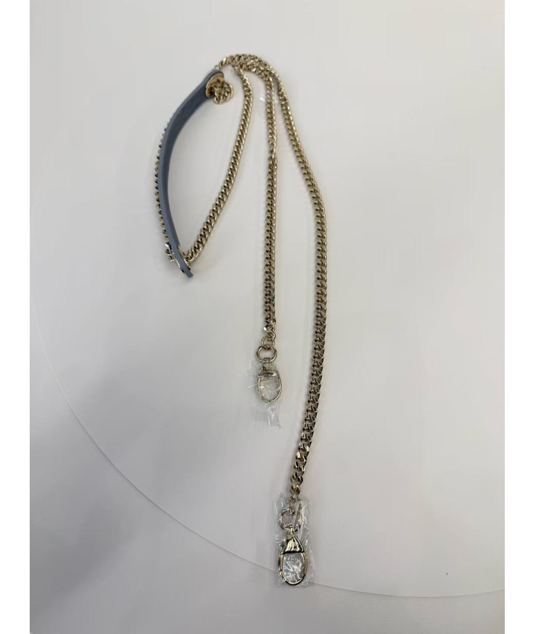 CHRISTIAN DIOR Серая сумка с короткими ручками из кожи страуса, фото 8