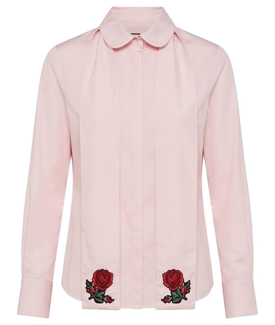 GUCCI Розовая хлопковая блузы, фото 1