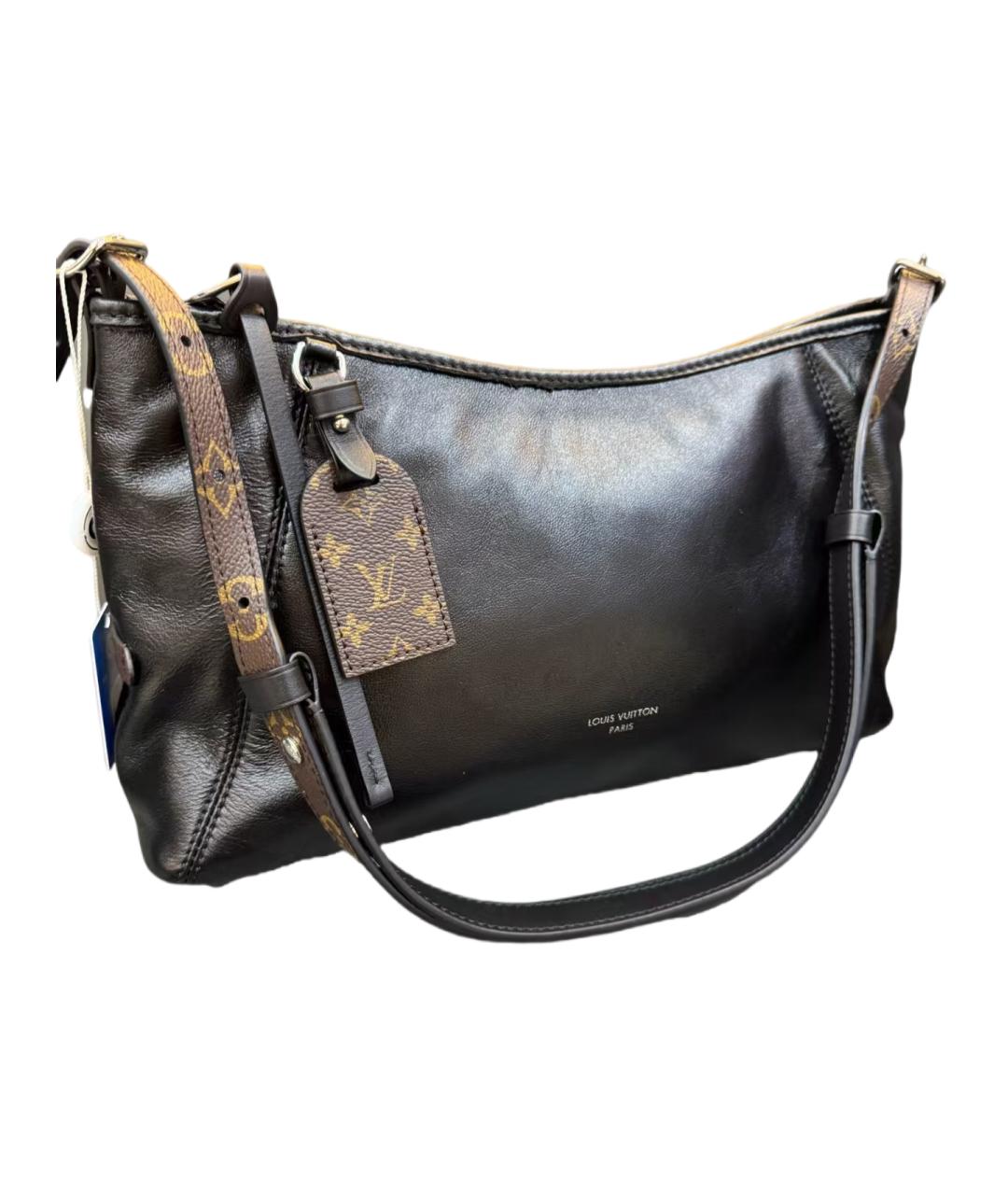 LOUIS VUITTON Черная кожаная сумка через плечо, фото 1