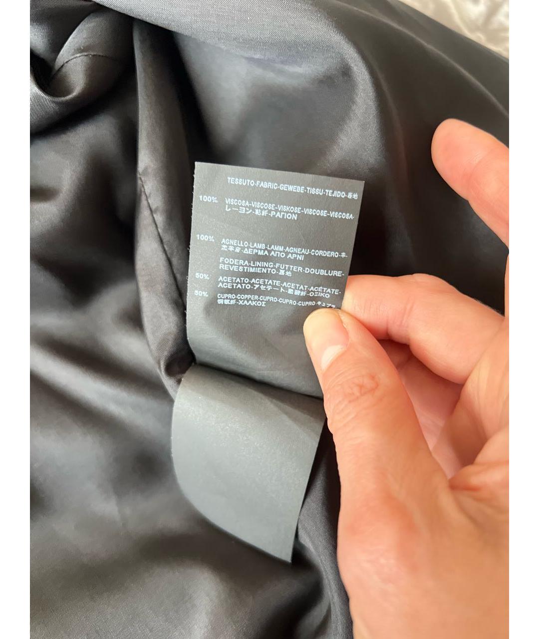 SAINT LAURENT Черная вискозная куртка, фото 3