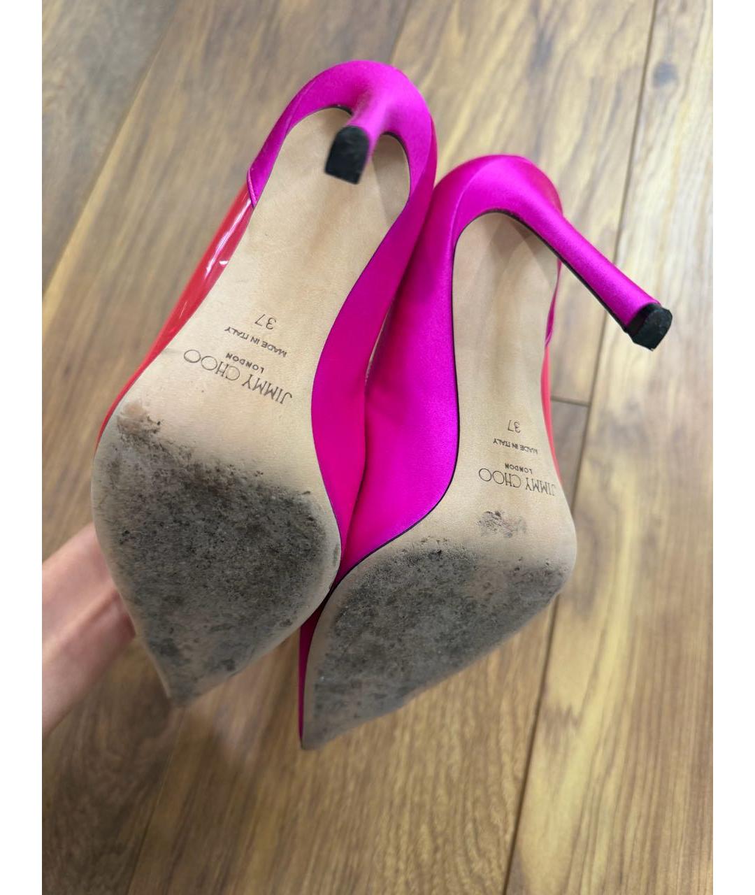 JIMMY CHOO Фуксия туфли, фото 5