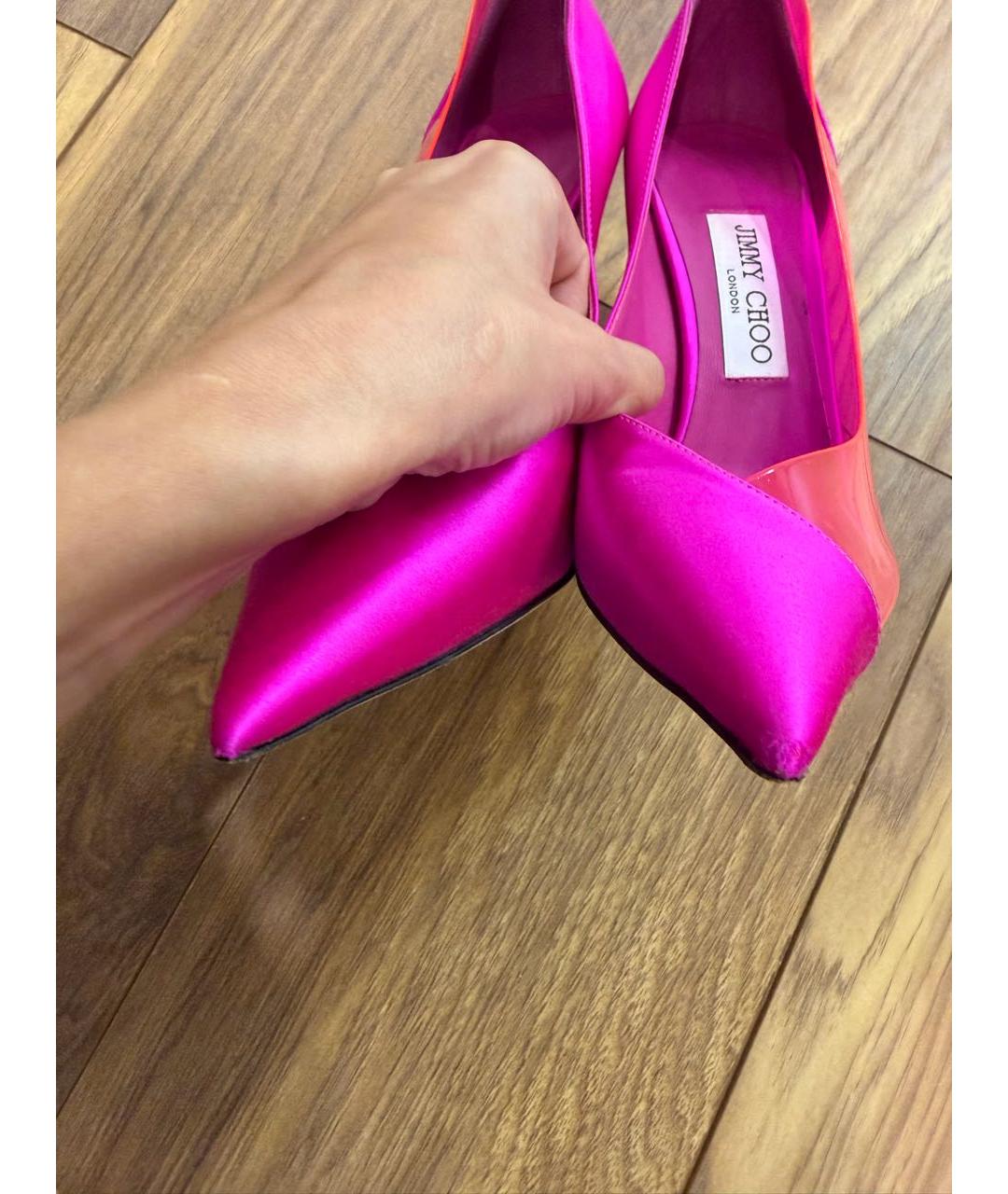 JIMMY CHOO Фуксия туфли, фото 7