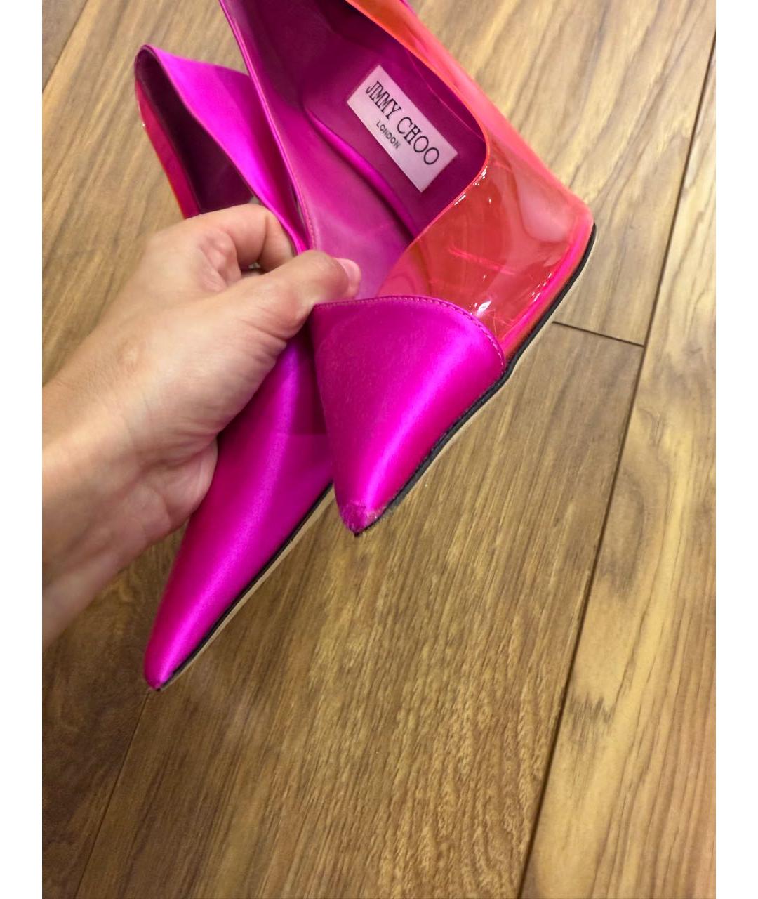 JIMMY CHOO Фуксия туфли, фото 6