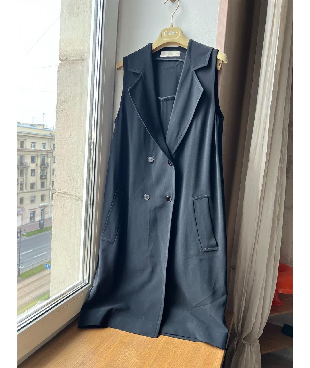 STELLA MCCARTNEY Черное вискозное коктейльное платье, фото 4