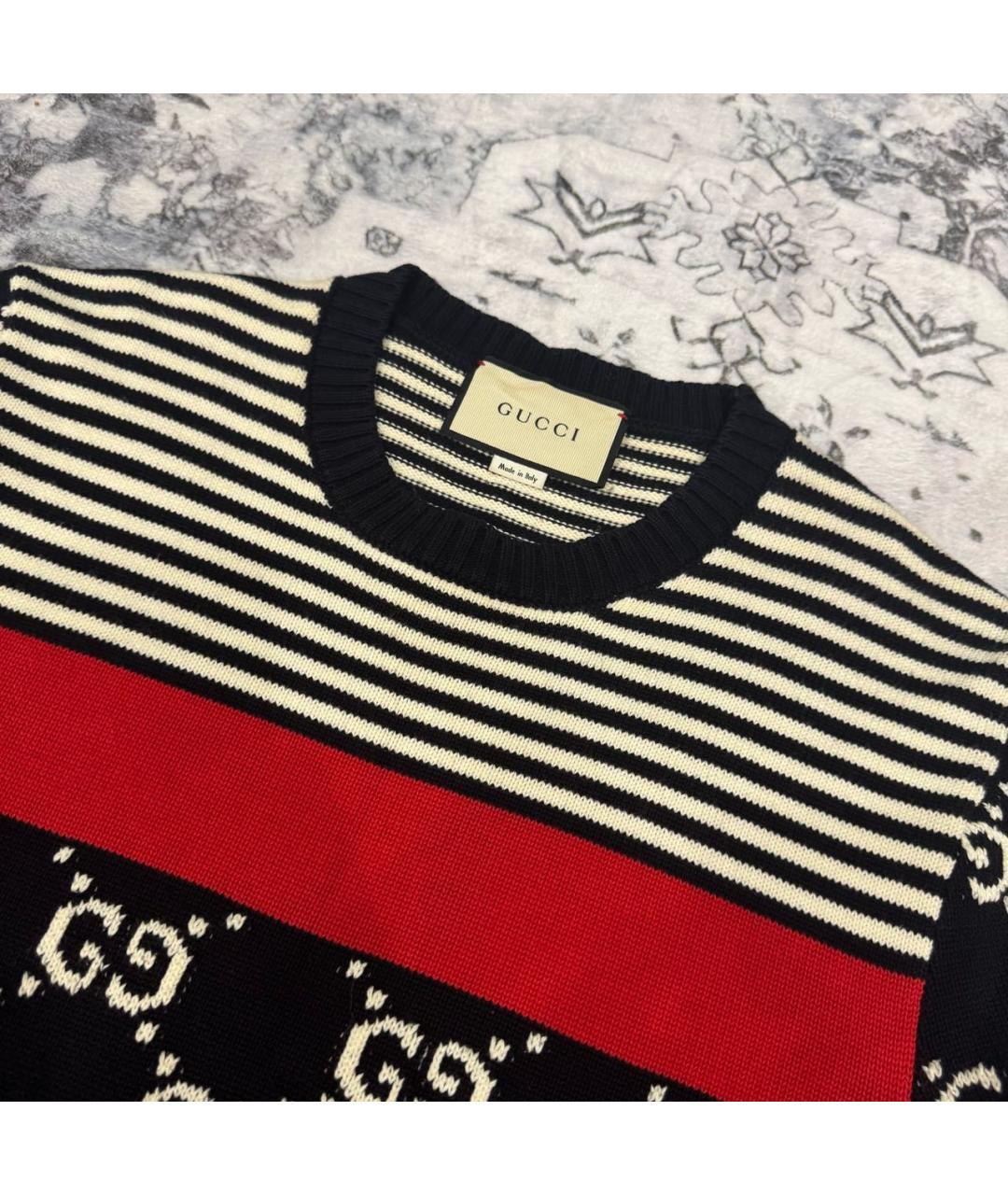 GUCCI Мульти хлопковый джемпер / свитер, фото 4