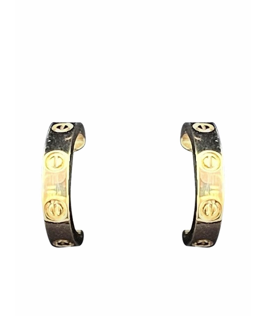 CARTIER Золотые серьги из желтого золота, фото 1