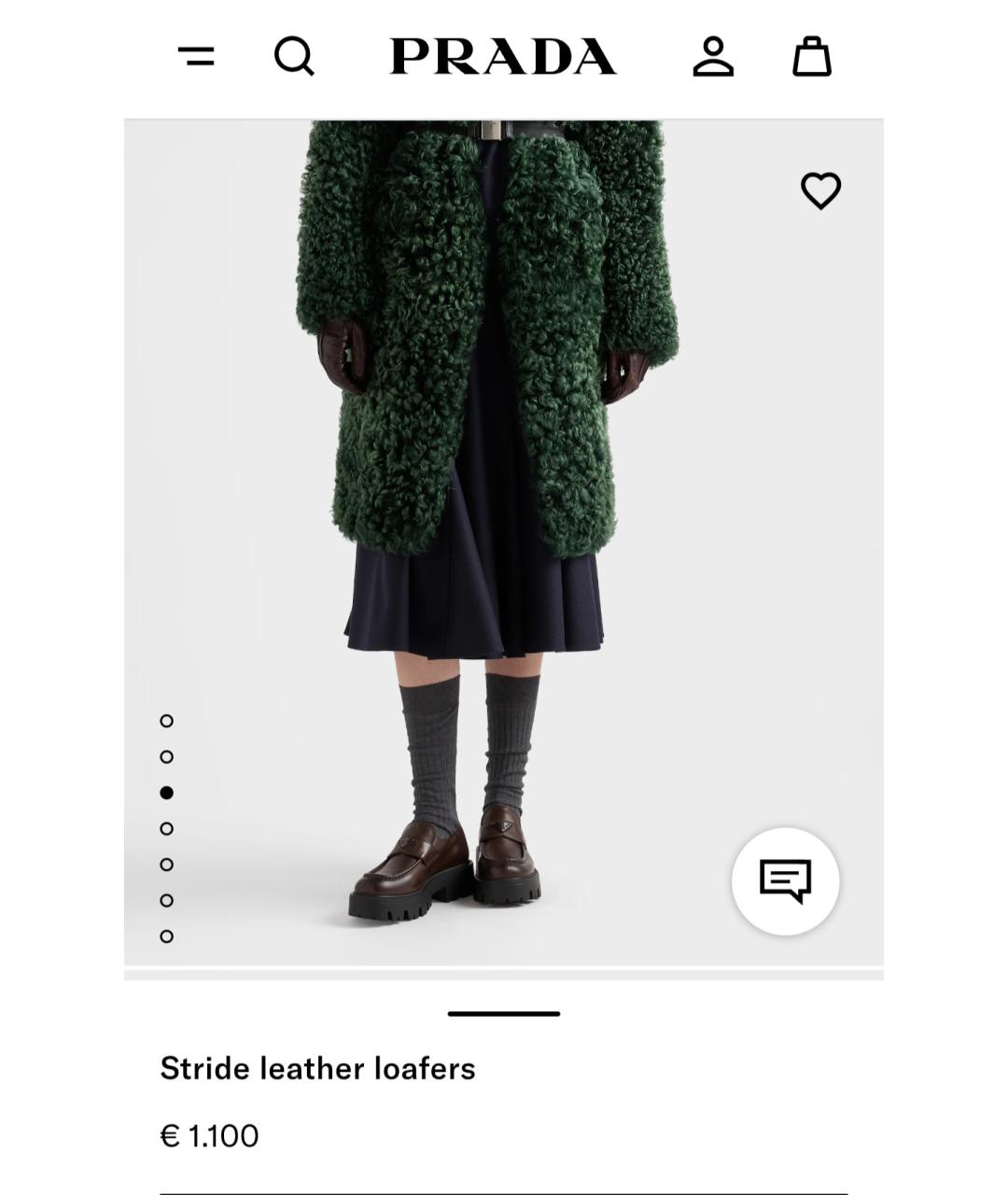 PRADA Черные кожаные лоферы, фото 3