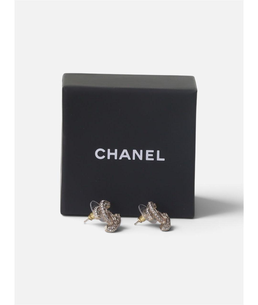 CHANEL Золотые серьги, фото 3