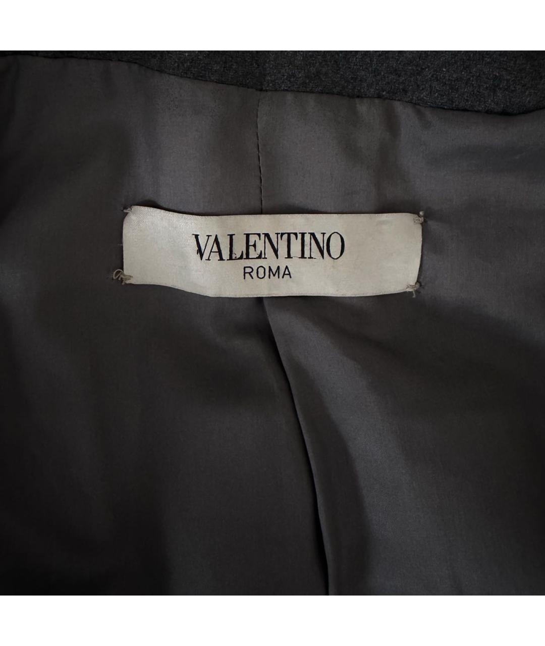 RED VALENTINO Серая меховая куртка, фото 5