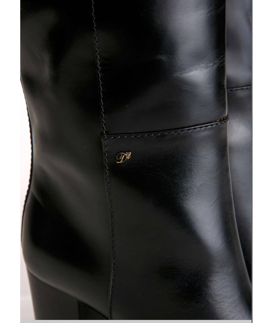 DSQUARED2 Черные кожаные сапоги, фото 5