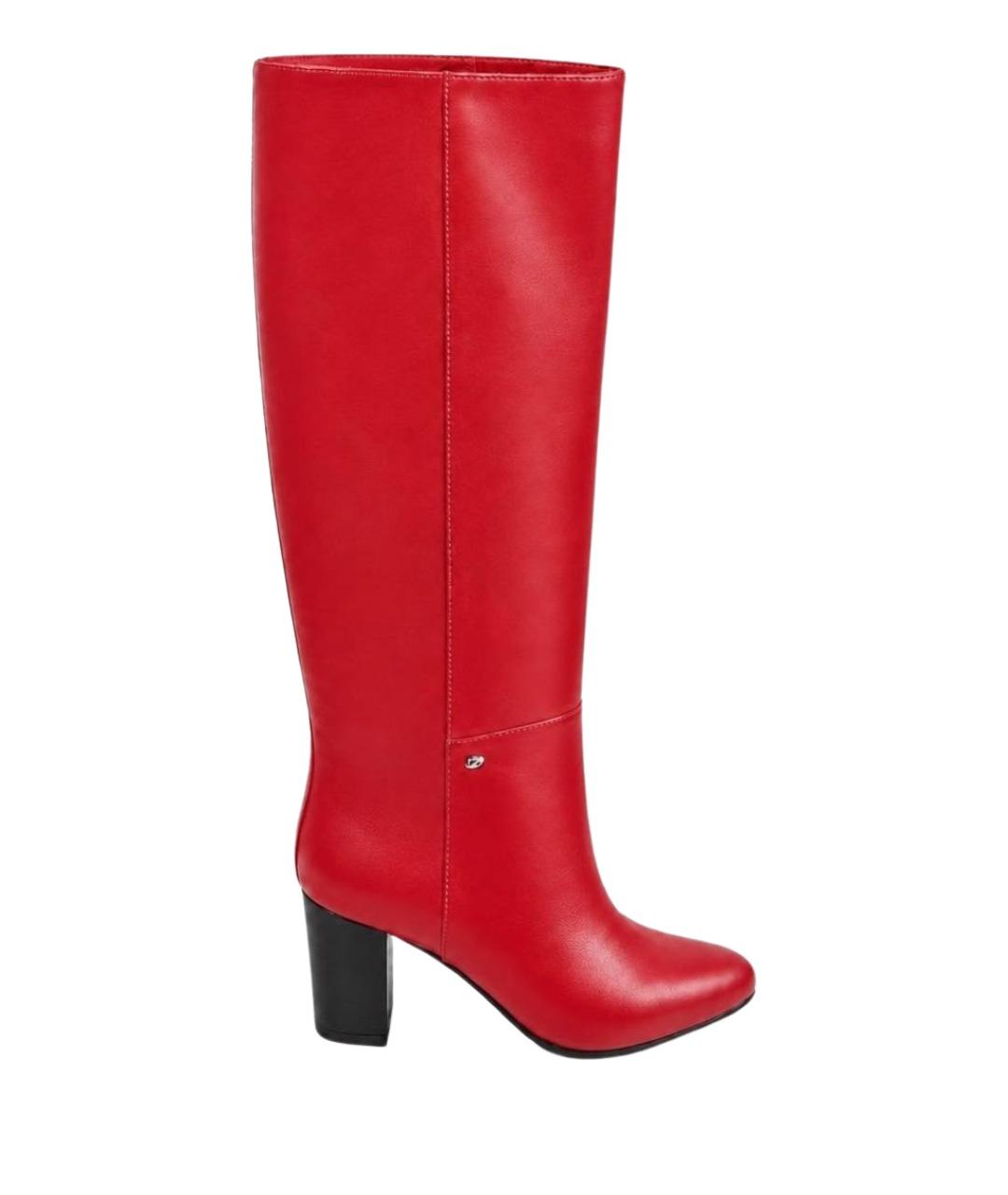 DSQUARED2 Красные кожаные сапоги, фото 1