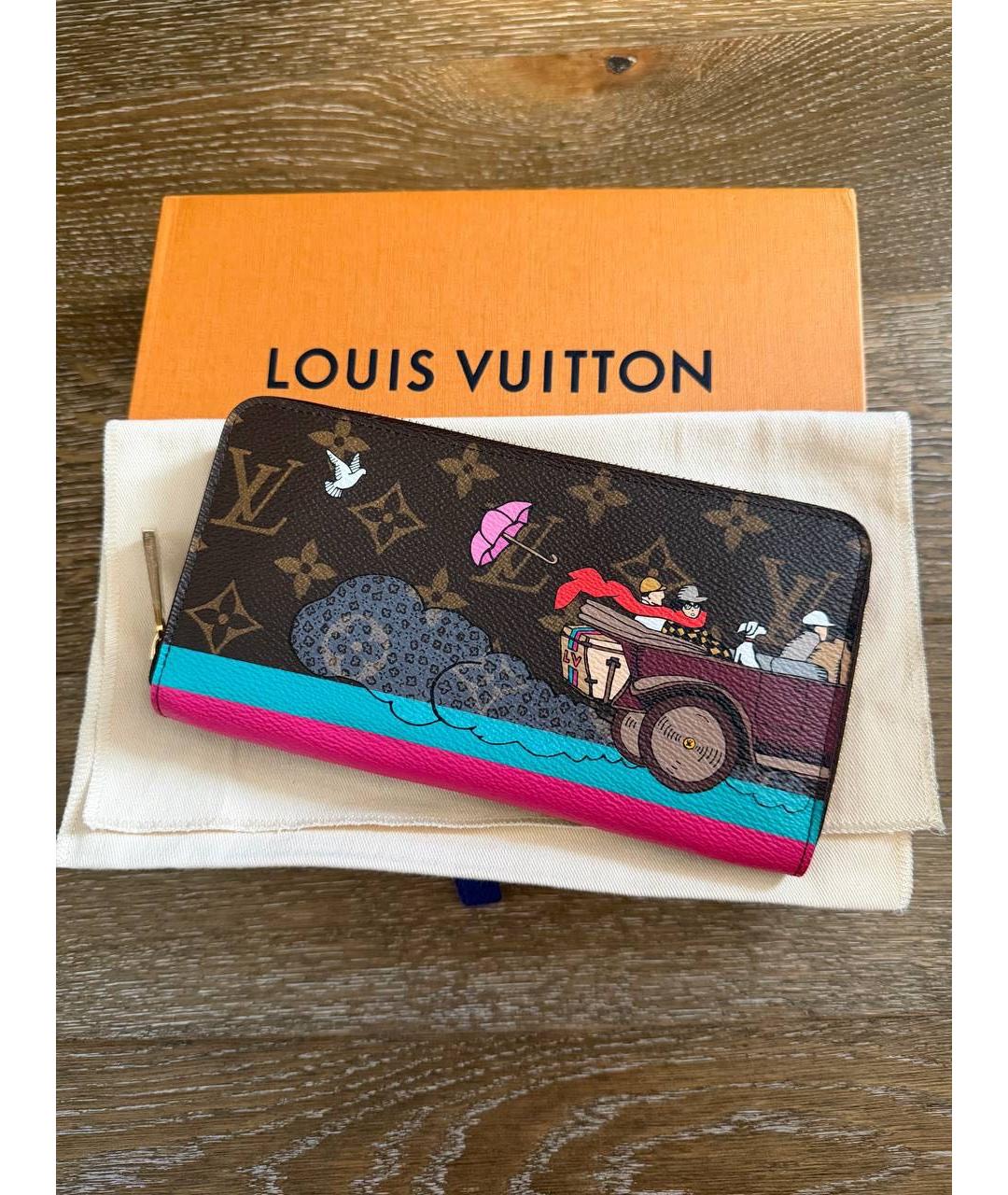 LOUIS VUITTON Мульти кожаный кошелек, фото 5