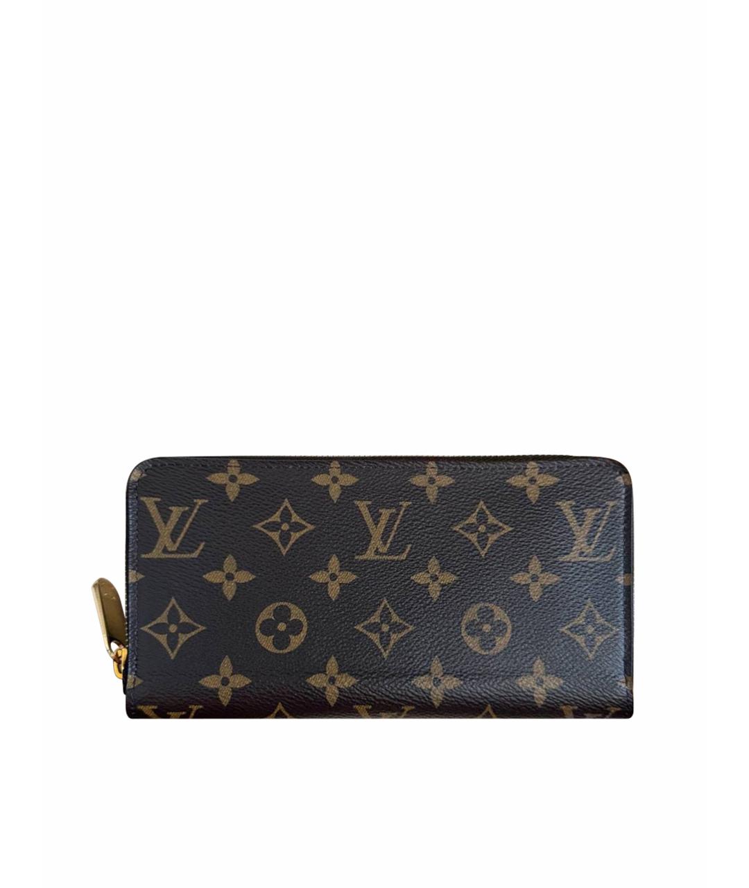 LOUIS VUITTON Коричневый кошелек, фото 1