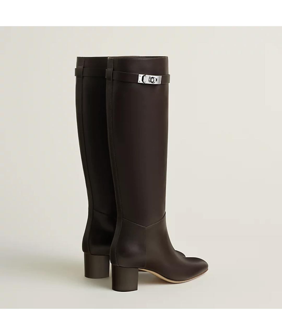 HERMES Кожаные сапоги, фото 3