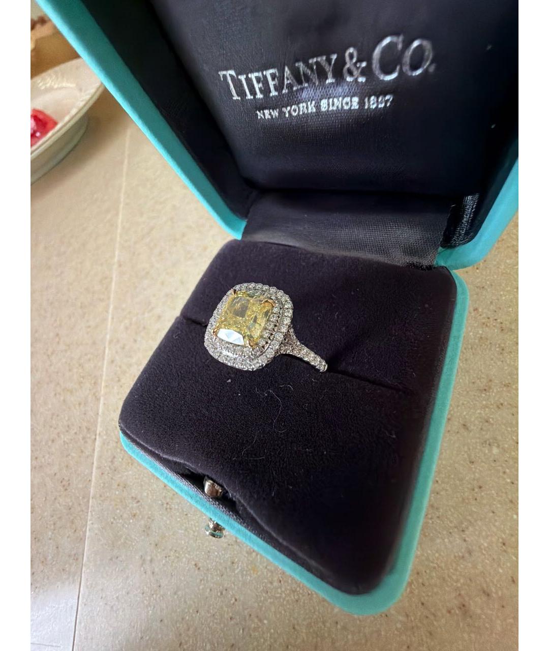 TIFFANY&CO Серебряное кольцо из белого золота, фото 2