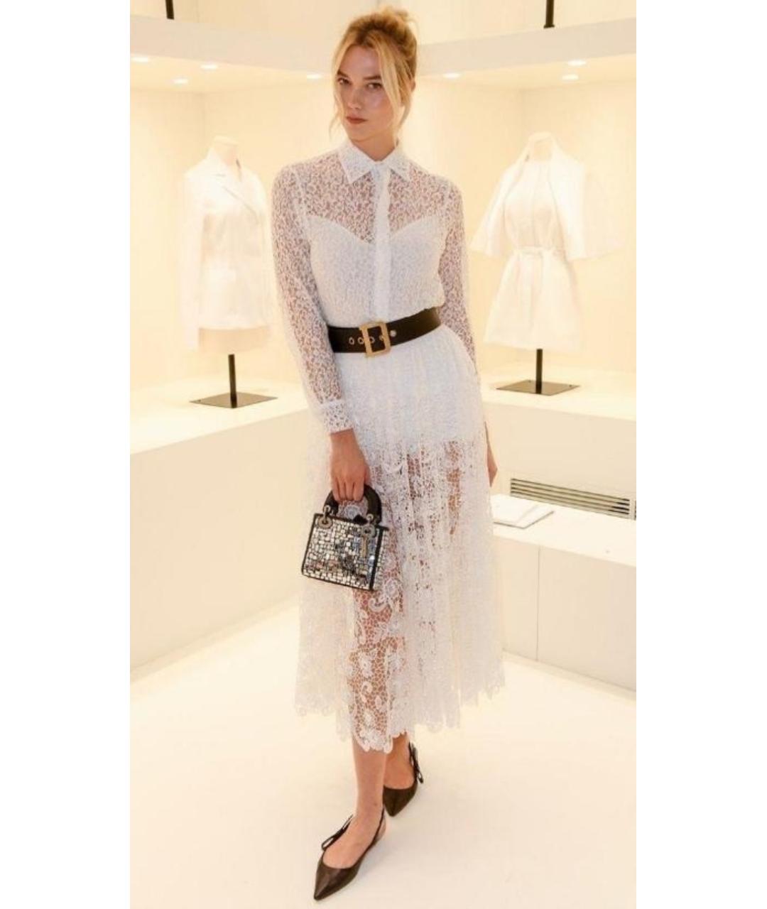 CHRISTIAN DIOR Черный кожаный ремень, фото 7