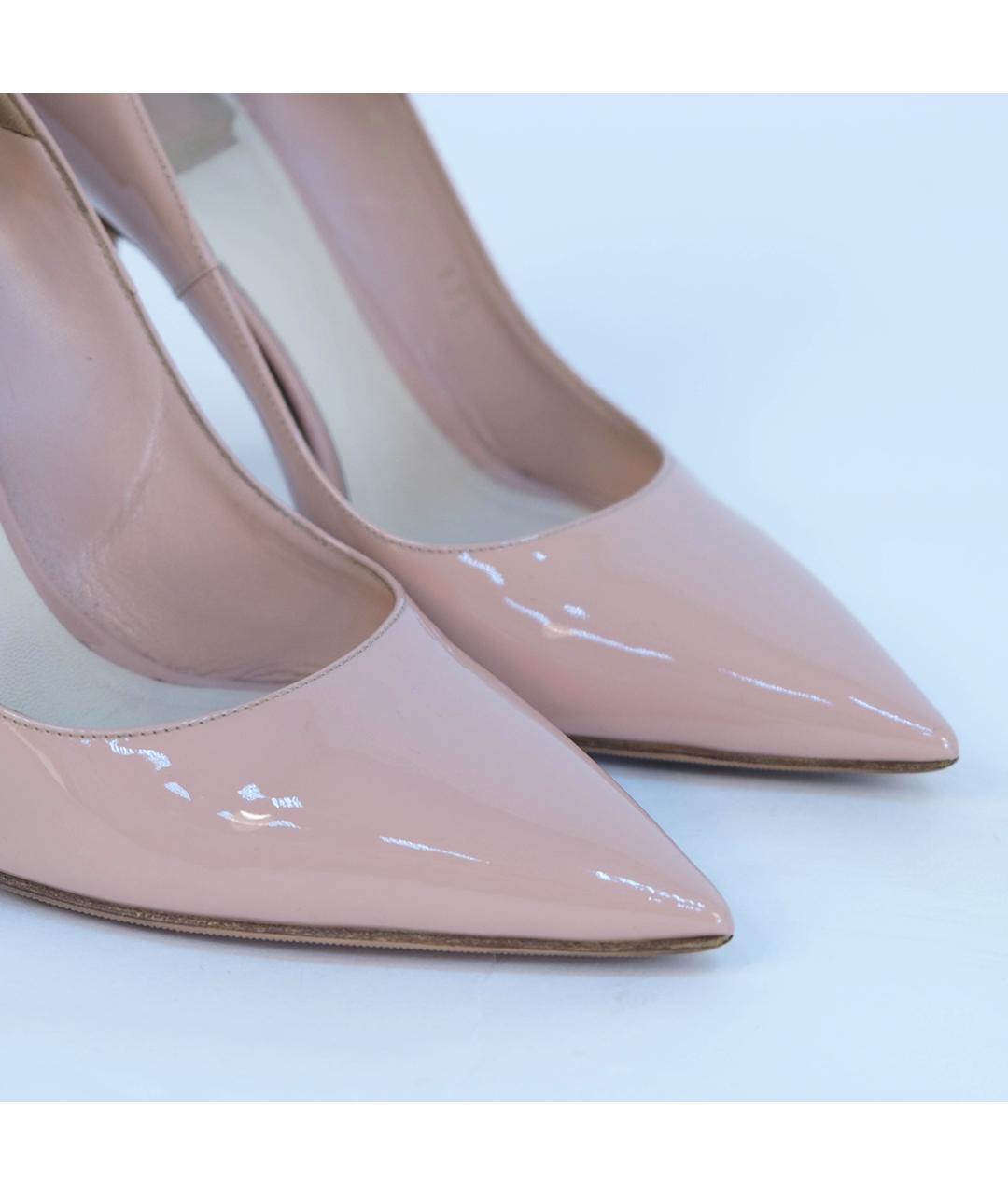 CHRISTIAN DIOR Розовые кожаные туфли, фото 4
