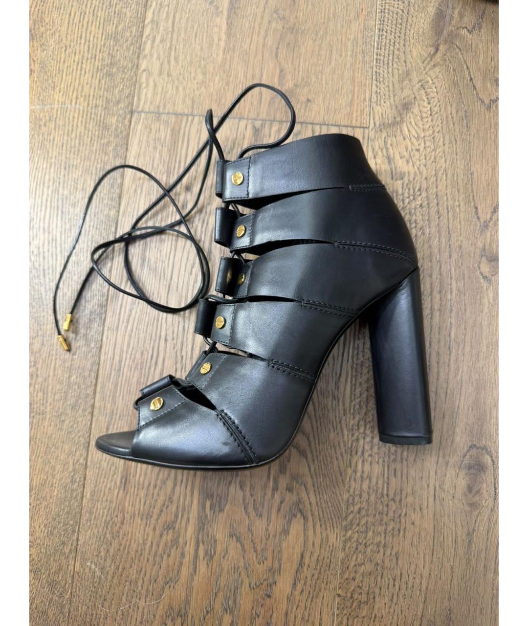 TOM FORD Черные кожаные ботильоны, фото 9