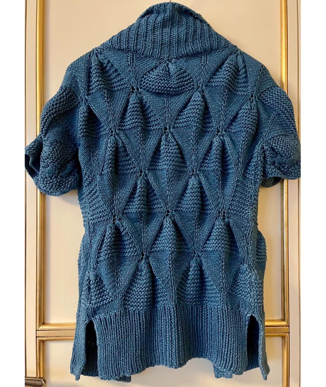 STELLA MCCARTNEY Синий хлопковый кардиган, фото 2