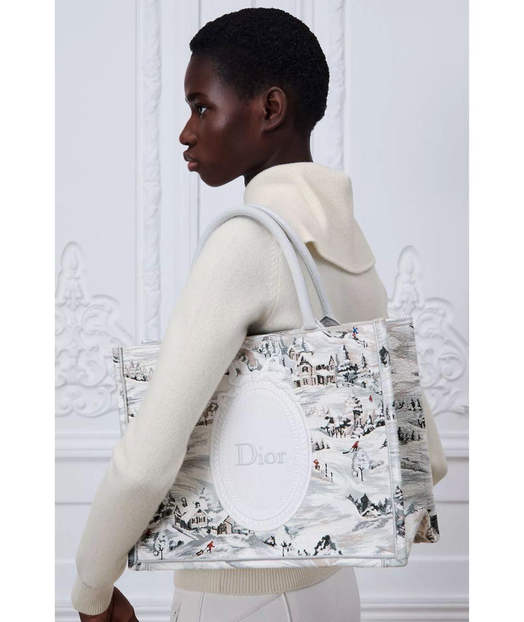 CHRISTIAN DIOR Хлопковая сумка через плечо, фото 6