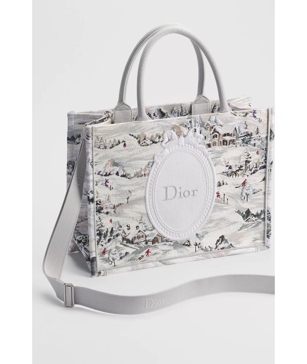 CHRISTIAN DIOR Хлопковая сумка через плечо, фото 2