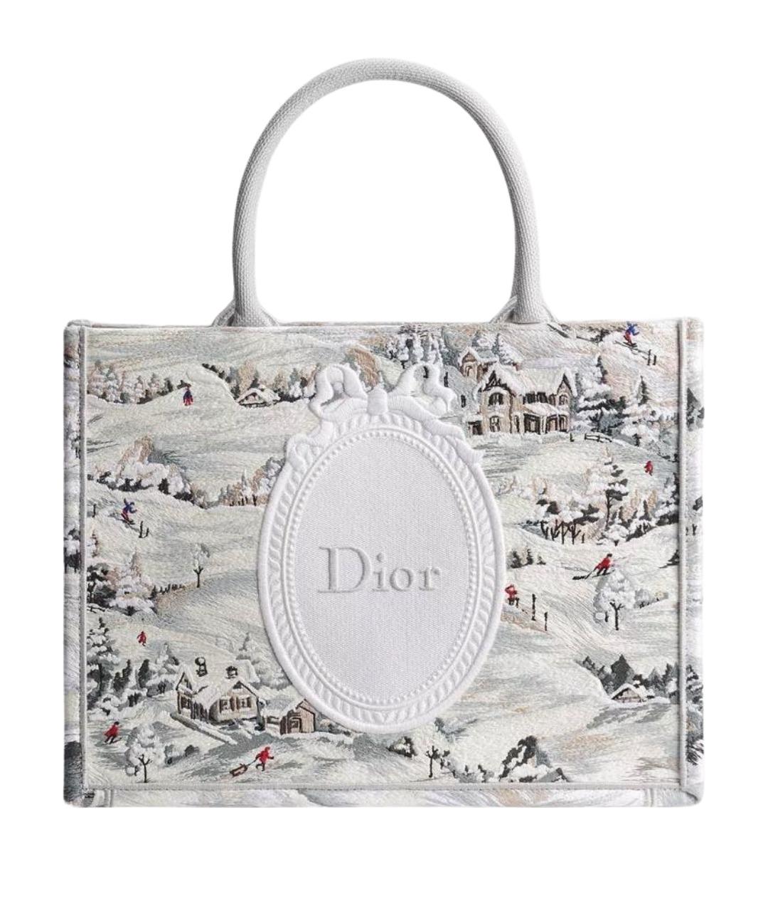 CHRISTIAN DIOR Хлопковая сумка через плечо, фото 1