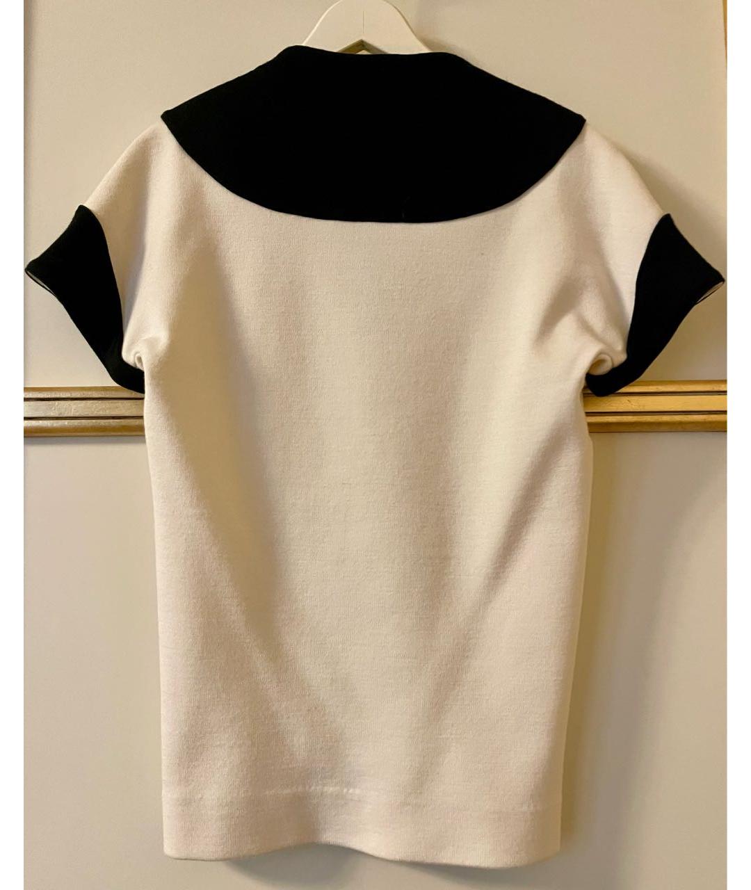 BALENCIAGA Белый шерстяной джемпер / свитер, фото 2