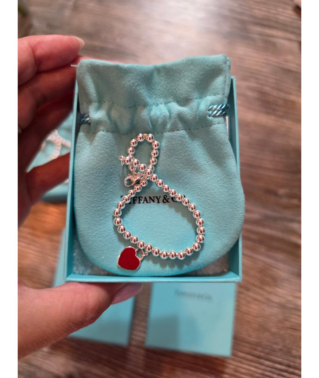 TIFFANY&CO Серебряный серебряный браслет, фото 4