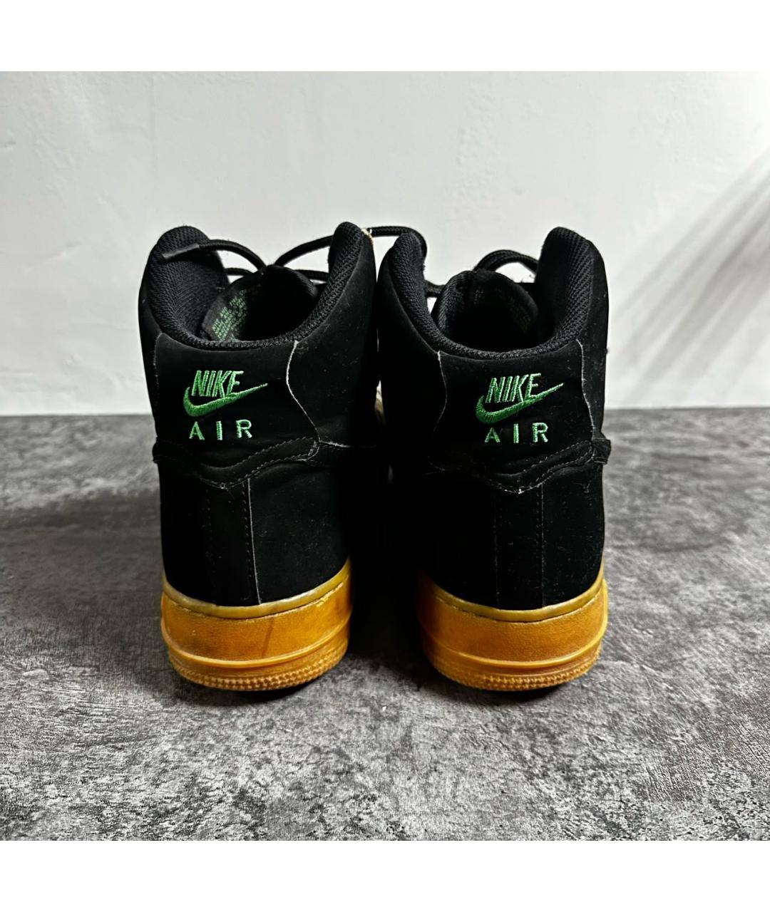 NIKE Зеленые высокие кроссовки / кеды, фото 4