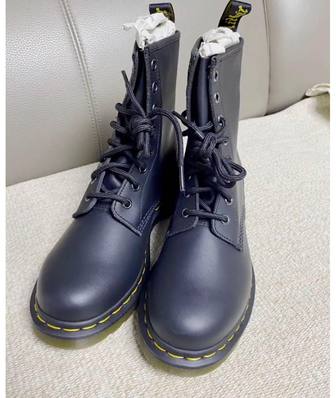 DR. MARTENS Черные высокие ботинки, фото 4