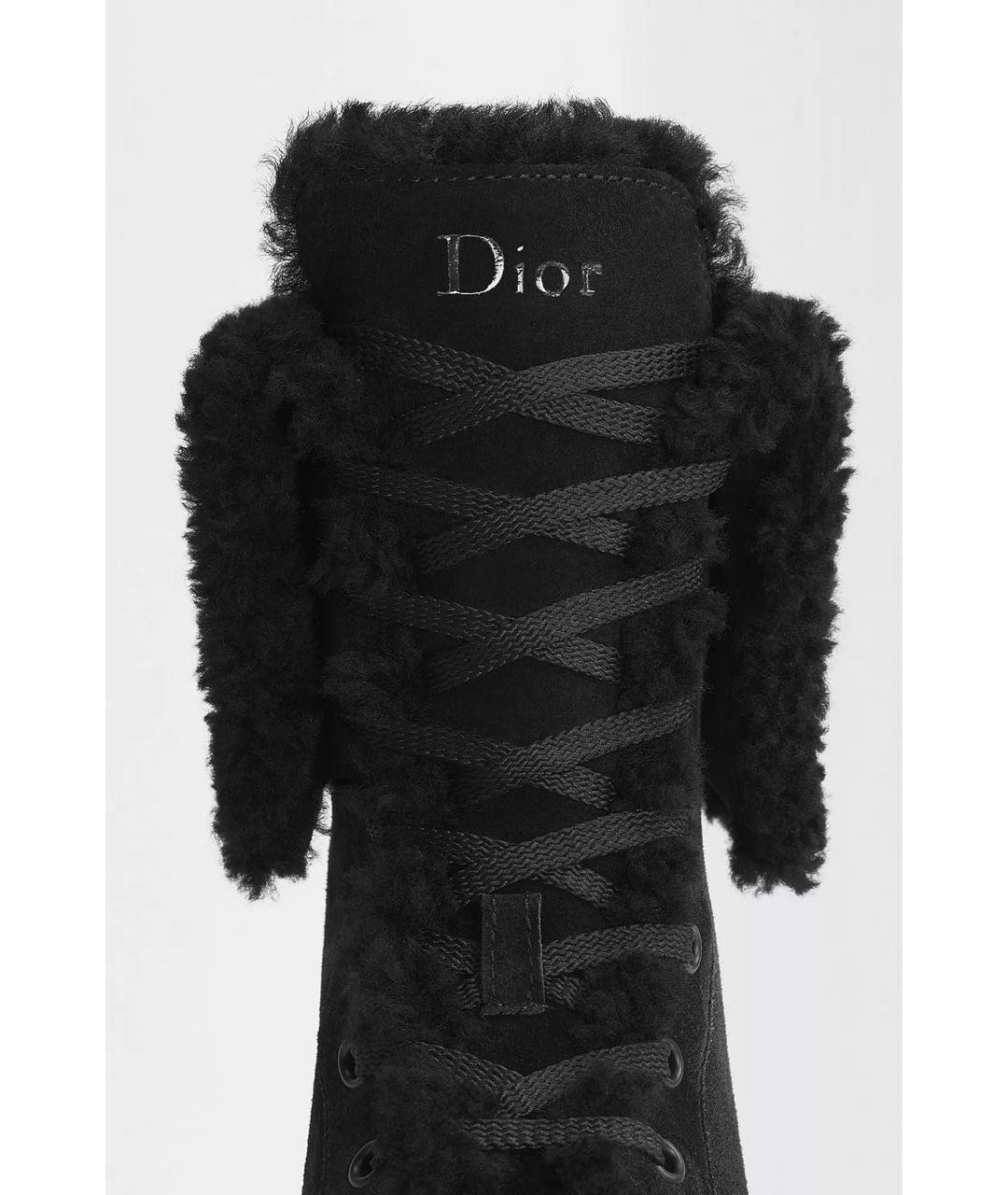 CHRISTIAN DIOR Черные ботинки, фото 4