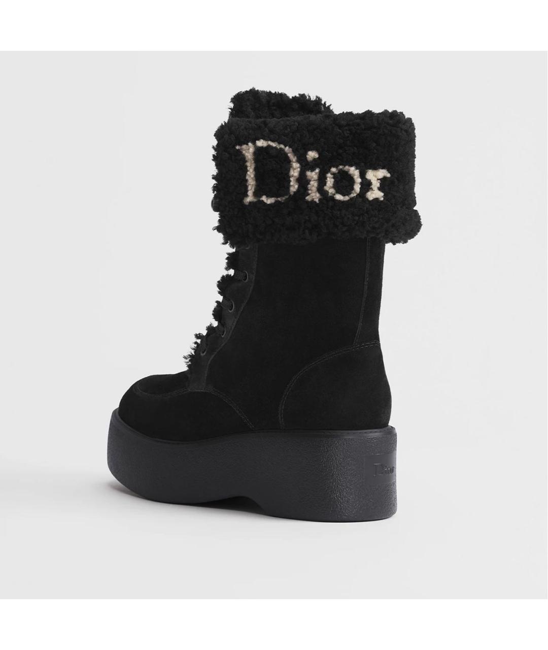 CHRISTIAN DIOR Черные ботинки, фото 3