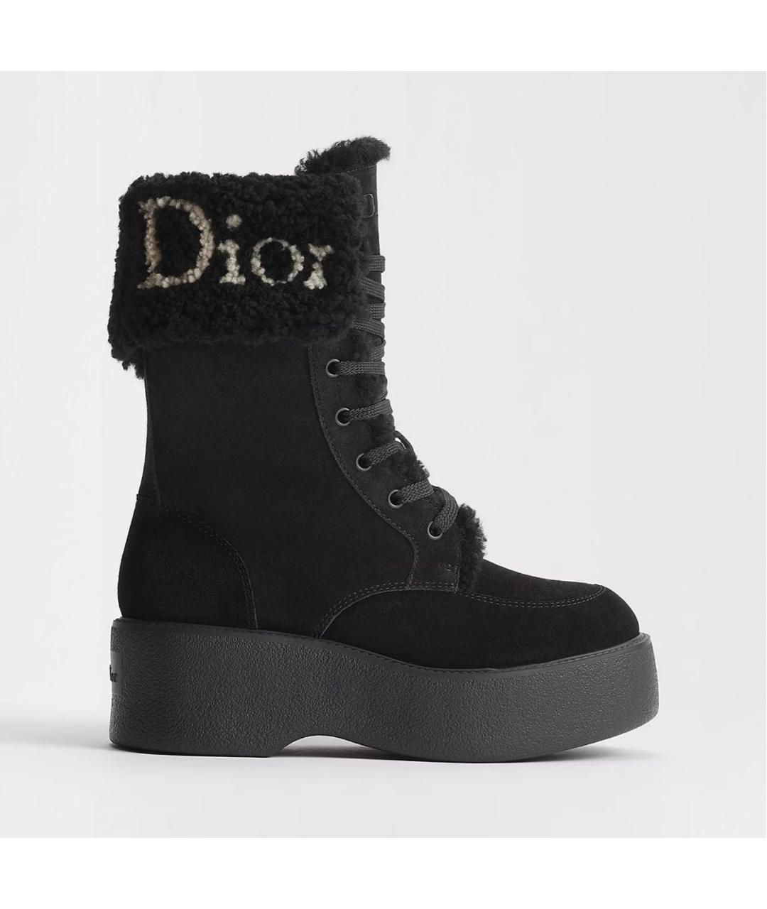CHRISTIAN DIOR Черные ботинки, фото 5