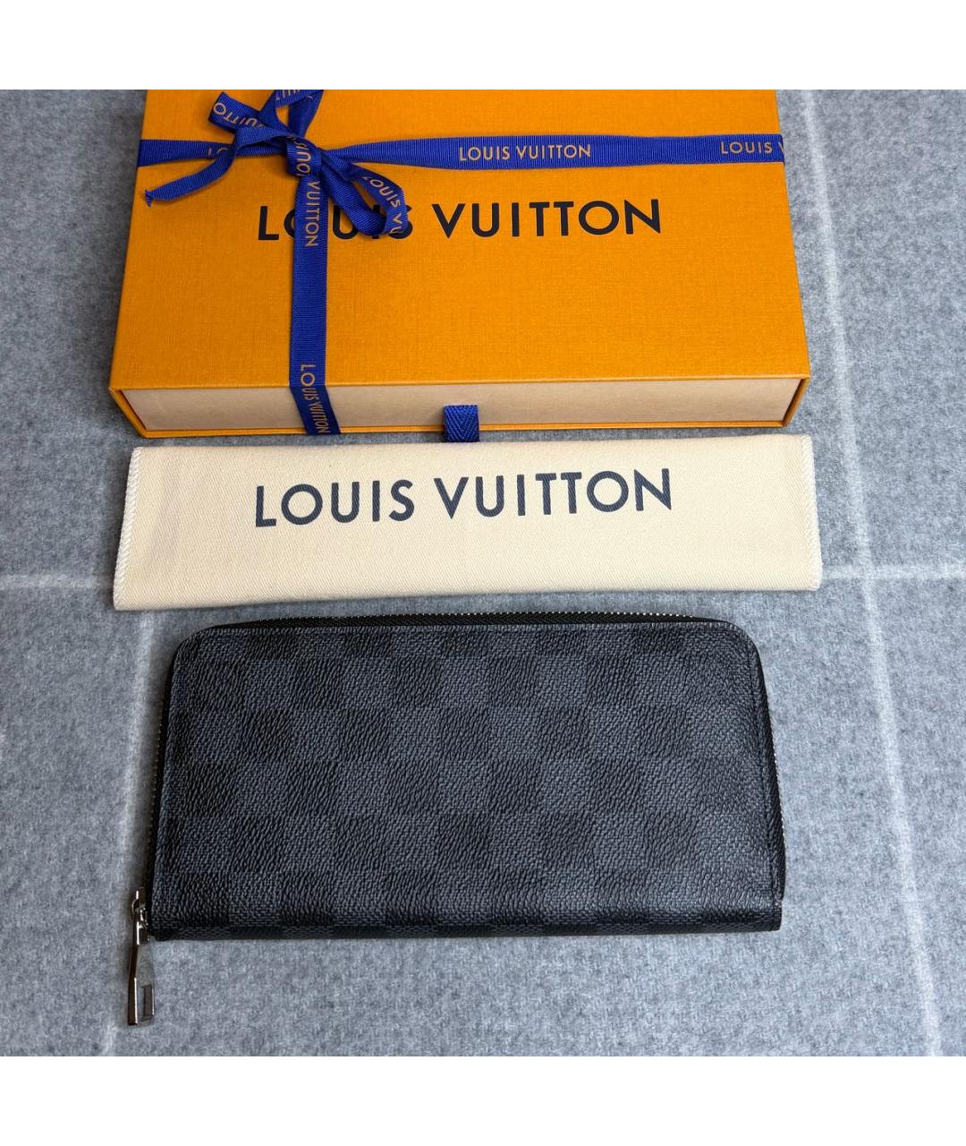 LOUIS VUITTON Черный кошелек, фото 2