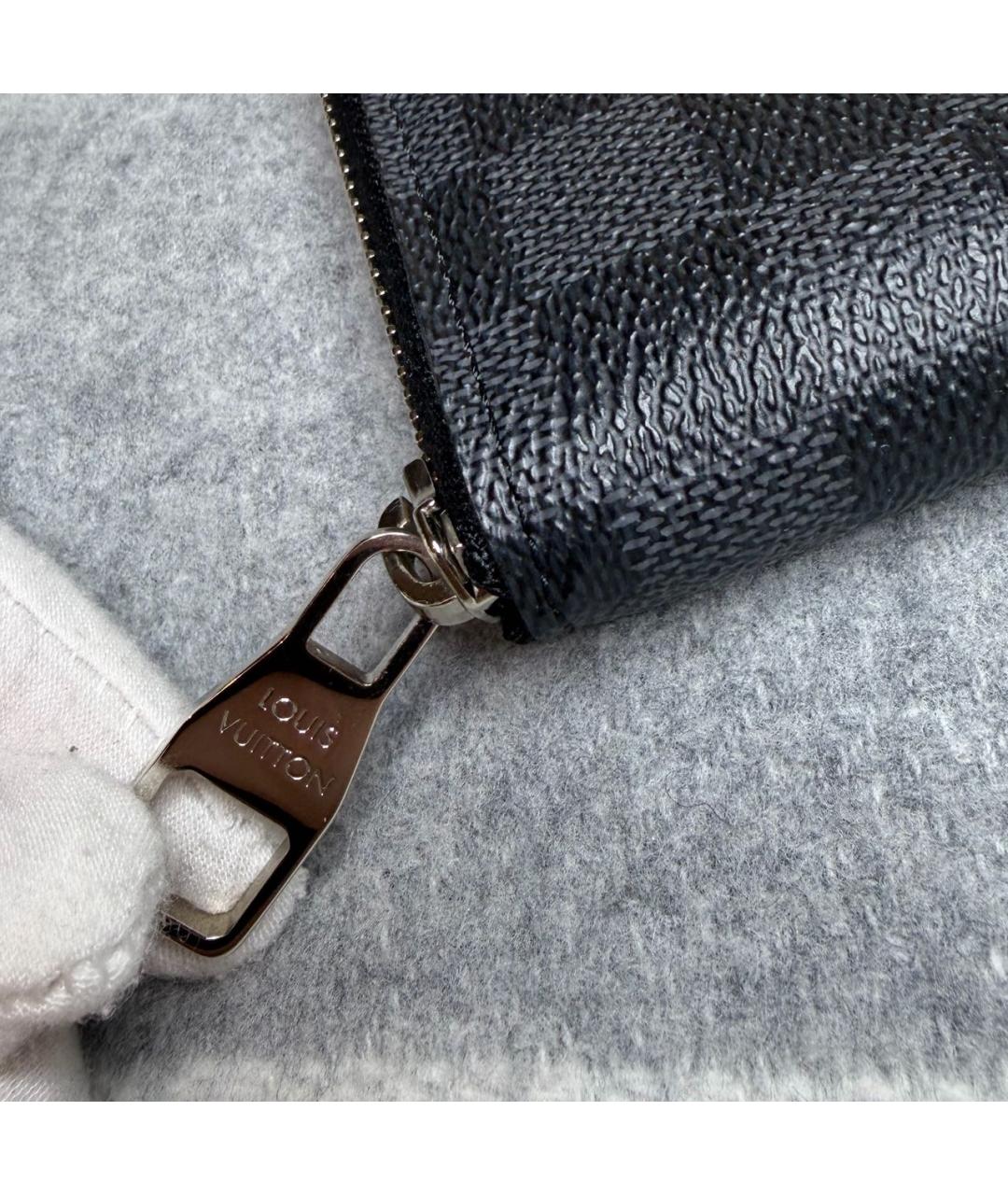LOUIS VUITTON Черный кошелек, фото 5