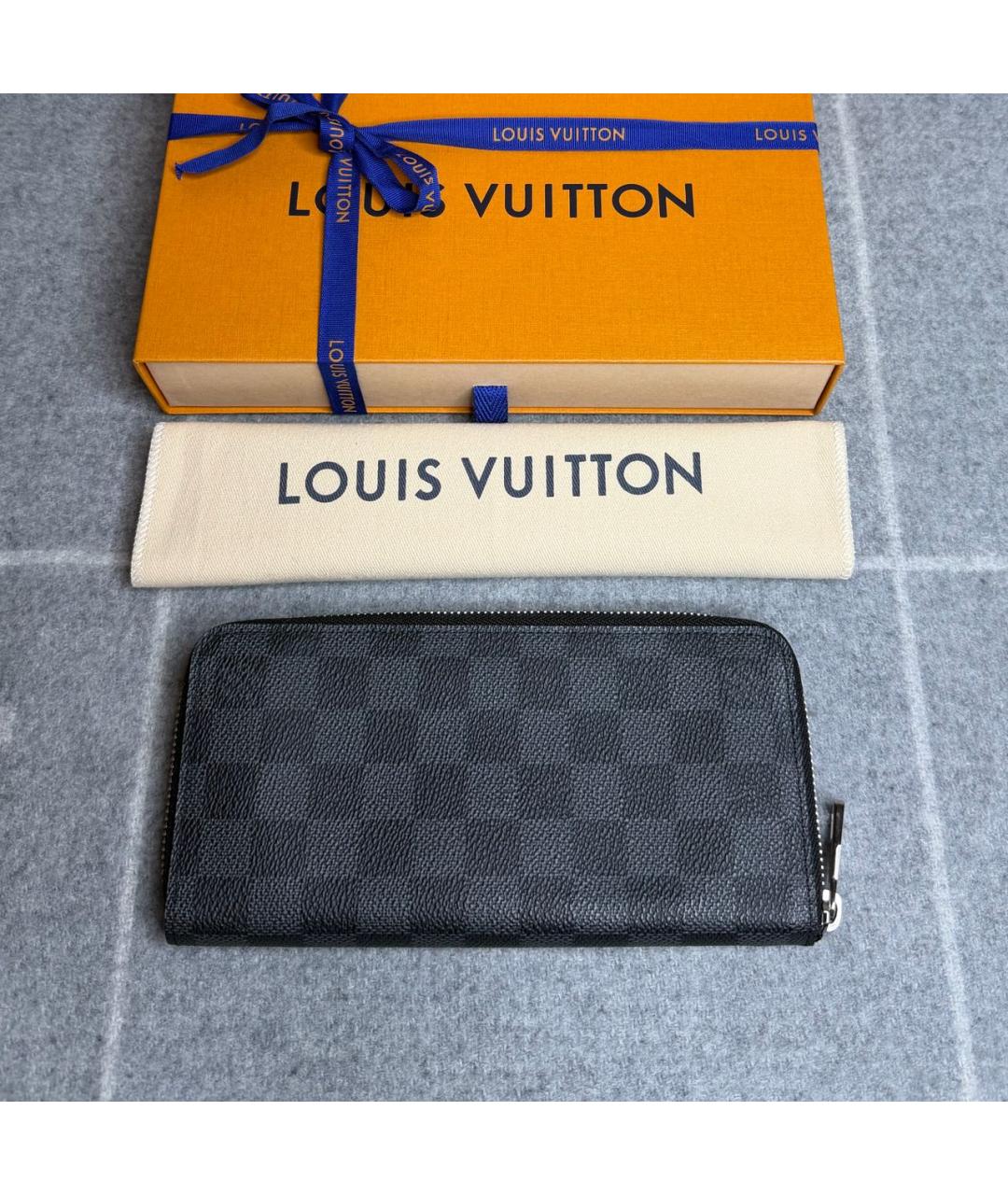 LOUIS VUITTON Черный кошелек, фото 3